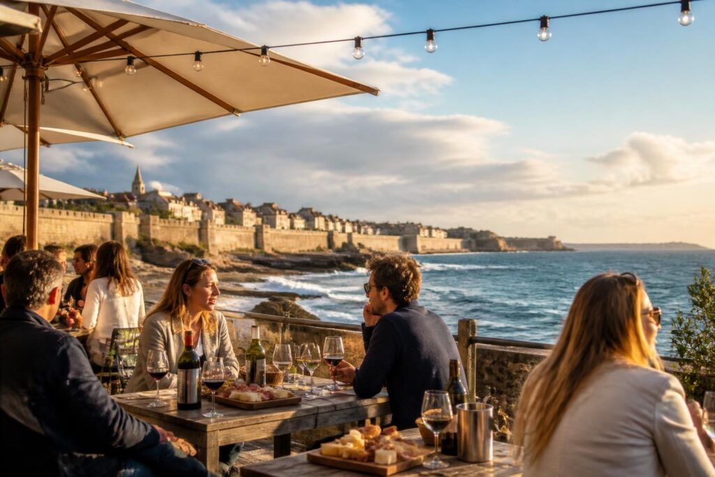 Boire un verre à Saint-Malo : bars à vin, terrasses et vue sur mer