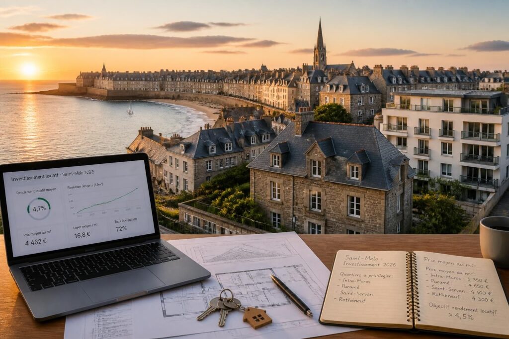 découvrez le guide complet 2026 pour investir dans l'immobilier à saint-malo : analyse des quartiers, prix du marché et conseils pour maximiser votre rendement.
