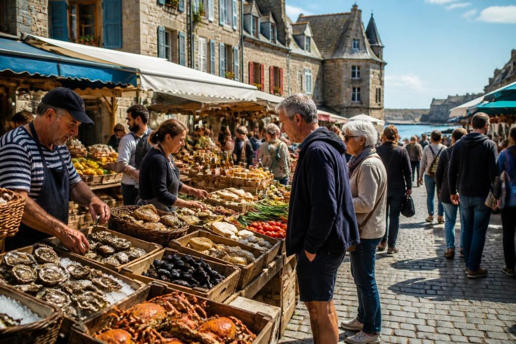 Le marché de Saint-Malo : jours, emplacements et produits du terroir malouin