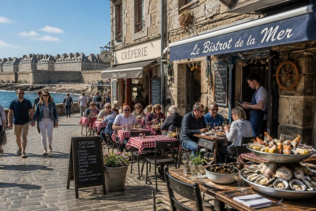 découvrez où bien manger à saint-malo grâce à notre guide complet des meilleures adresses, des bistrots de la mer authentiques aux crêperies traditionnelles.
