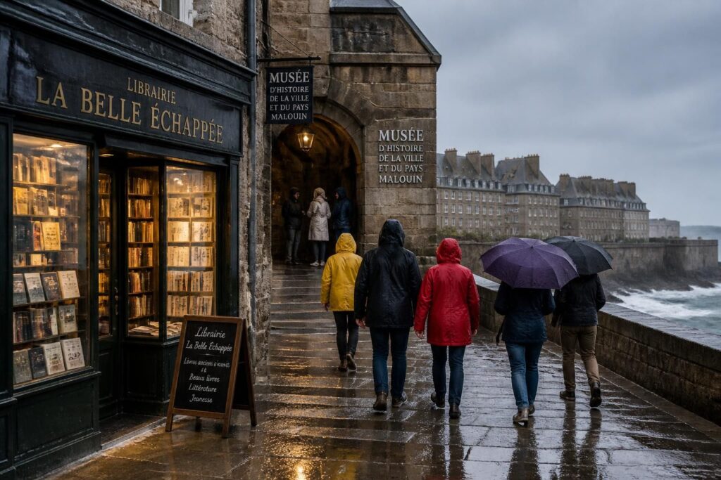 Que faire à Saint-Malo quand il pleut : idées de sorties par mauvais temps