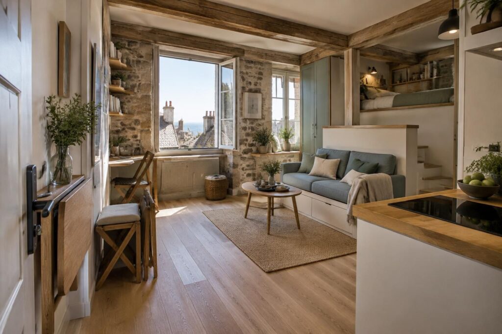 Aménager un petit appartement intra-muros à Saint-Malo : astuces gain de place